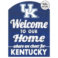  Cats | Kentucky 16 X 22  Welcome To Our Home Sign | Alumni Hall