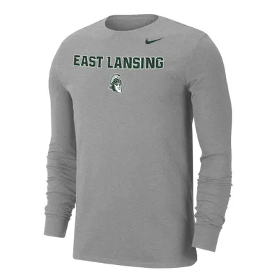 Spartans | Michigan State Nike East Lansing Dri- Fit Cotton Tee Alumni Hall