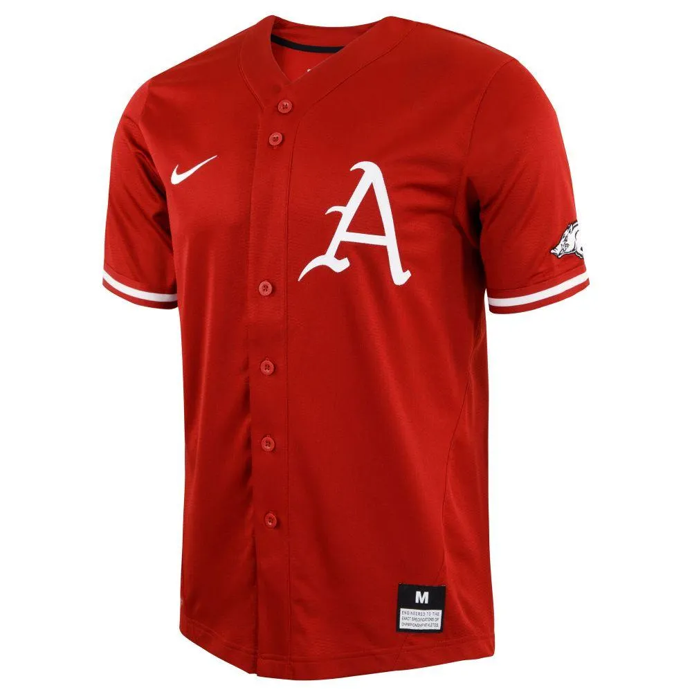 Razorbacks | Arkansas Nike Replica Cream Baseball Jersey | Alumni Hall