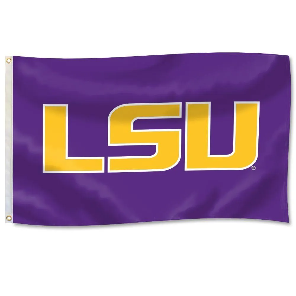 LSU Embroidered 3' x 5' LSU House Flag