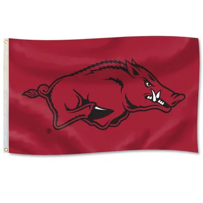  Razorbacks | Arkansas Applique 3 ' X 5 ' Running Hog House Flag | Alumni Hall