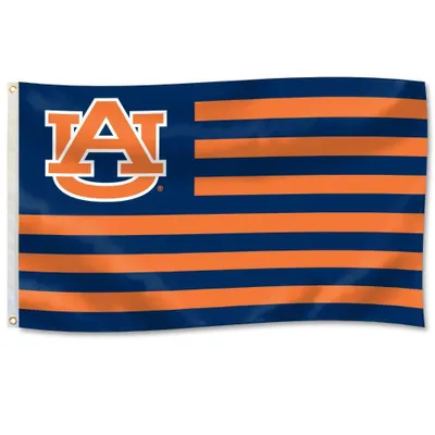  Aub | Auburn Applique 3 ' X 5 ' Americana House Flag | Alumni Hall
