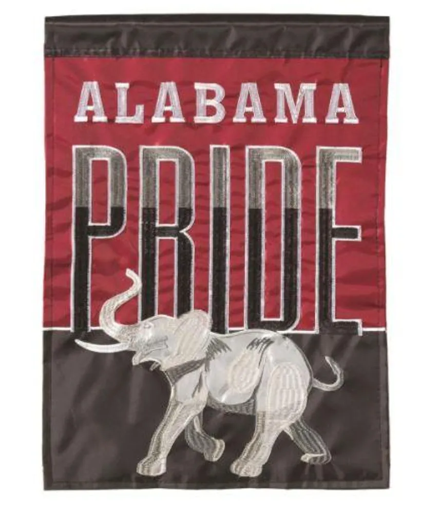 Alabama Crimson Tide Car Flag - Black