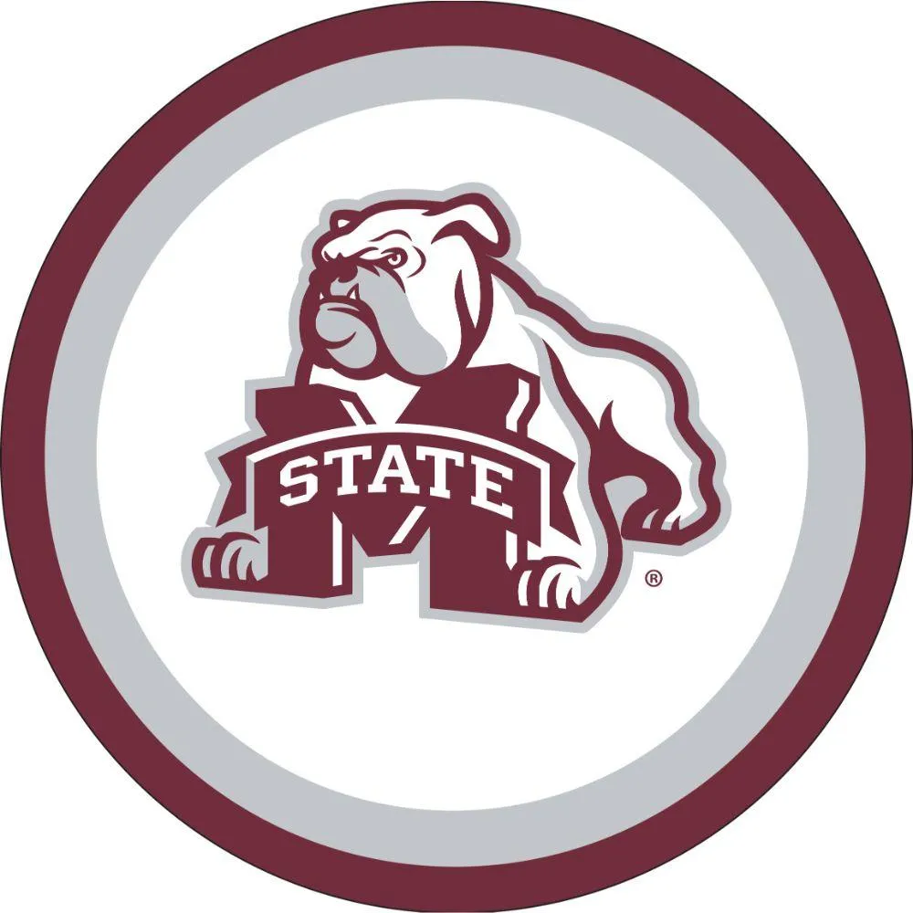 Bulldogs | Mississippi State Paper Plate | Alumni Hall