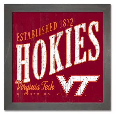  Vt | Virginia Tech Legacy 12  Wood Framed Art | Alumni Hall