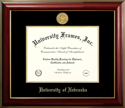 University of Nebraska Classic Diploma Frame