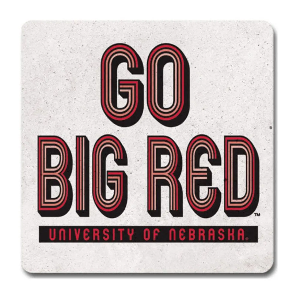  Huskers | Nebraska Gameday Stripes Coaster | Alumni Hall