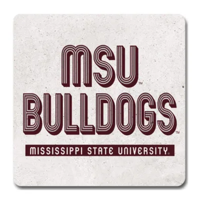  Bulldogs | Mississippi State Gameday Stripes Coaster | Alumni Hall