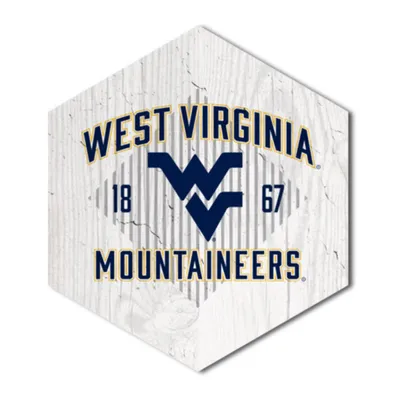  Wvu | West Virginia Hexagon Magnet | Alumni Hall