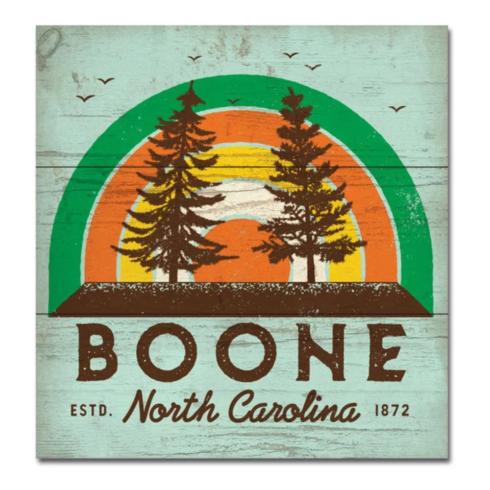  Ahs | Boone 10 ' Wood Plank Sunny Song Sign | Alumni Hall