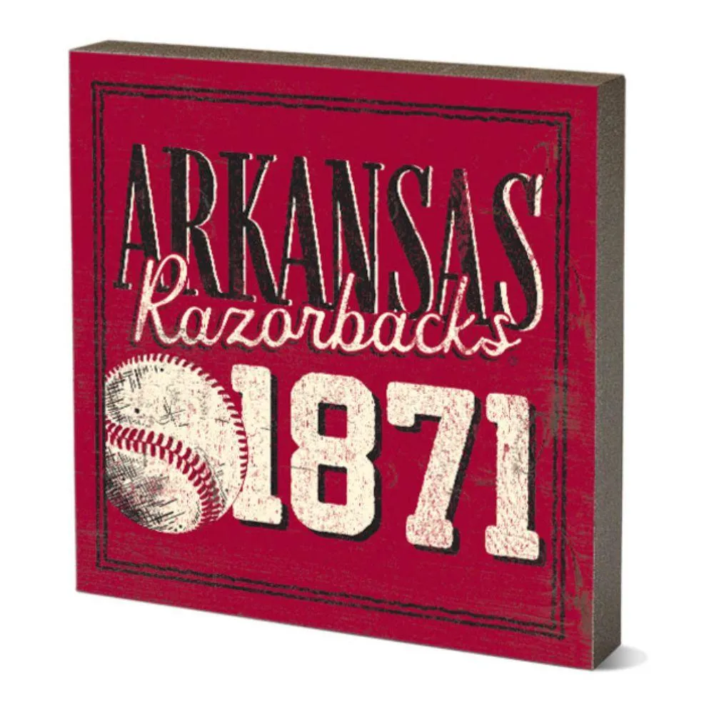  Razorbacks | Arkansas 5.5  X 5.5  Fair Catch Table Square | Alumni Hall