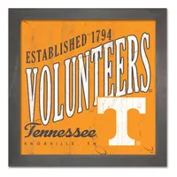  Vols | Tennessee 12  Higher Level Wood Frame Art | Alumni Hall