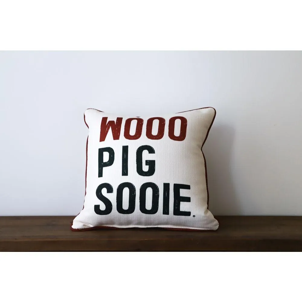  Razorbacks | Arkansas Woo Pig Sooie Pillow | Alumni Hall