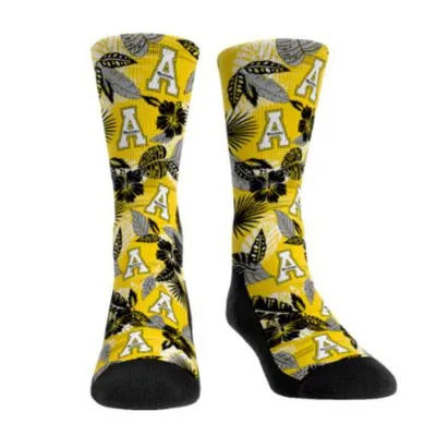 App | Appalachian State Floral Crew Sock Alumni Hall