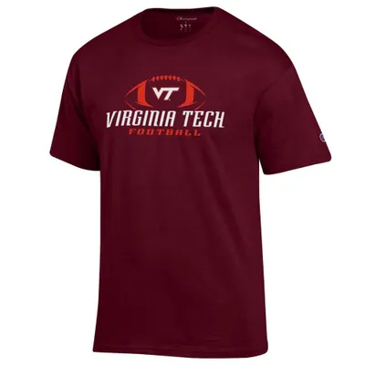 Hokies | Virginia Tech Champion Men's Football Wordmark Tee Alumni Hall