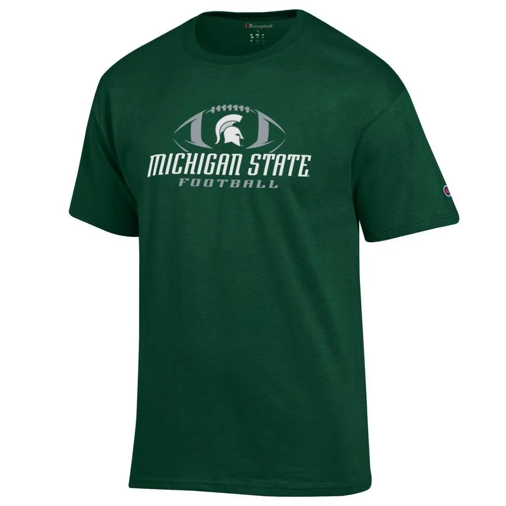 Spartans | Michigan State Champion Men's Football Wordmark Tee Alumni Hall