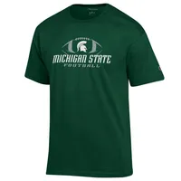 Spartans | Michigan State Champion Men's Football Wordmark Tee Alumni Hall