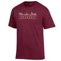 Fsu | Florida State Champion Script Bar Grandma Short Sleeve Tee Alumni Hall