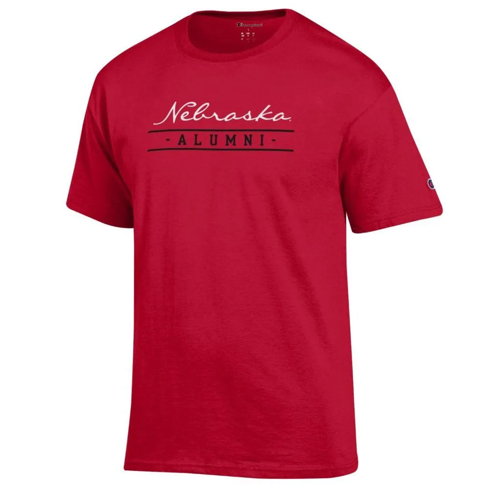 Huskers | Nebraska Champion Script Bar Alumni Short Sleeve Tee Hall