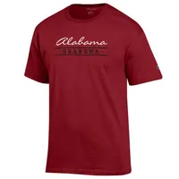 Bama | Alabama Champion Script Bar Grandma Short Sleeve Tee Alumni Hall