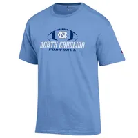 Unc | Champion Football With Logo Short Sleeve Tee Alumni Hall