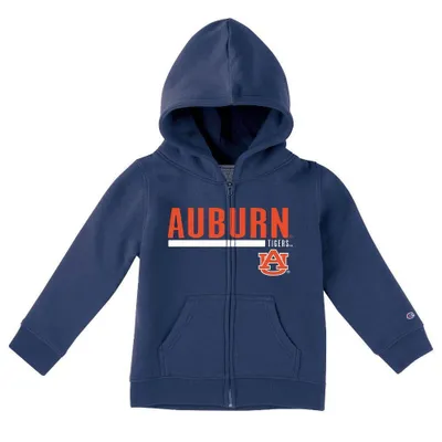 Aub | Auburn Champion Infant Full Zip Fleece Hoodie Alumni Hall