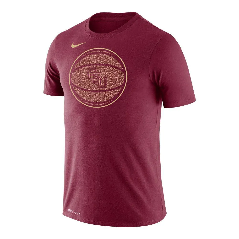 Fsu | Florida State Nike Drifit Legend Basketball Logo Short Sleeve Tee Alumni Hall