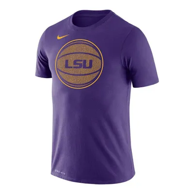 Lsu | Nike Drifit Legend Basketball Logo Short Sleeve Tee Alumni Hall