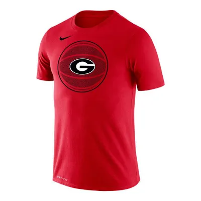 Dawgs | Georgia Nike Drifit Legend Basketball Logo Short Sleeve Tee Alumni Hall