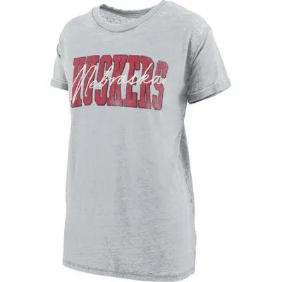 Huskers | Nebraska Pressbox Everest Vintage Bf Tee Alumni Hall