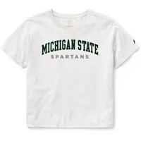 Spartans | Michigan State League Clothesline Cropped Tee Alumni Hall