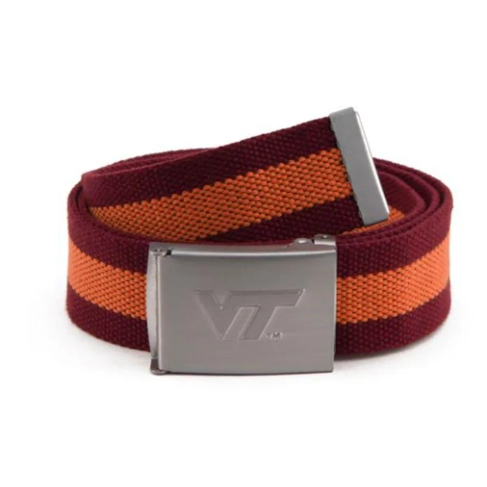 Virginia Tech Eagles Wings Fabric Belt