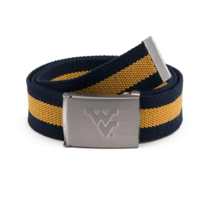  Wvu | West Virginia Eagles Wings Fabric Belt | Alumni Hall