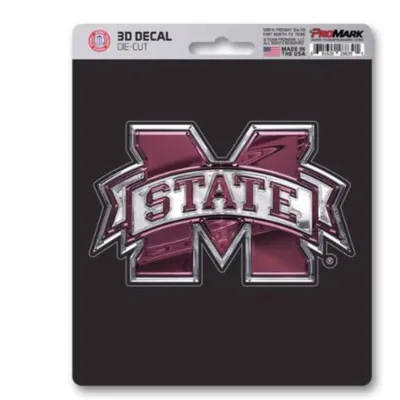  Bulldogs | Mississippi State 5  3- D M State Decal | Alumni Hall