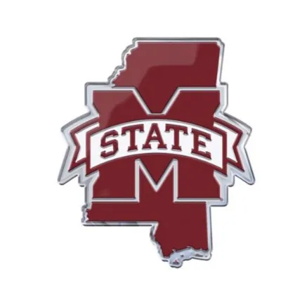  Bulldogs | Mississippi State Embossed State Emblem | Alumni Hall