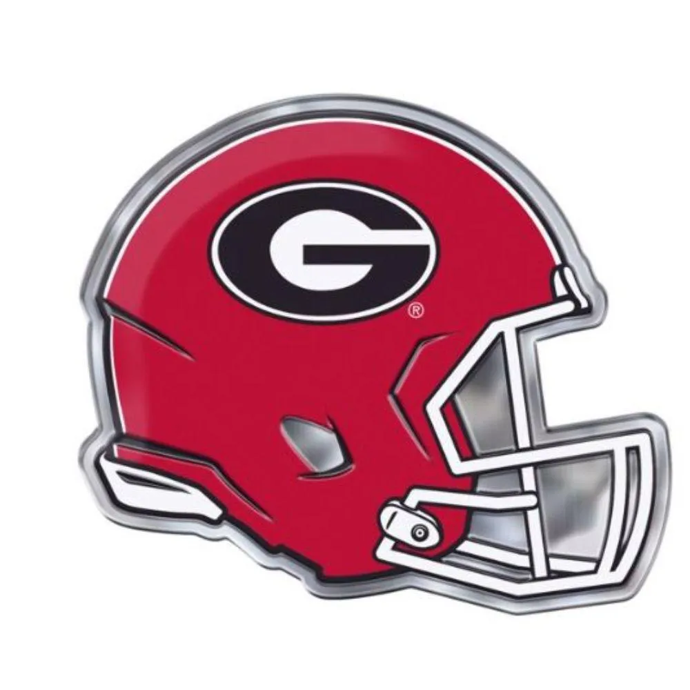 Alumni Hall Georgia Decal White Bulldog 12