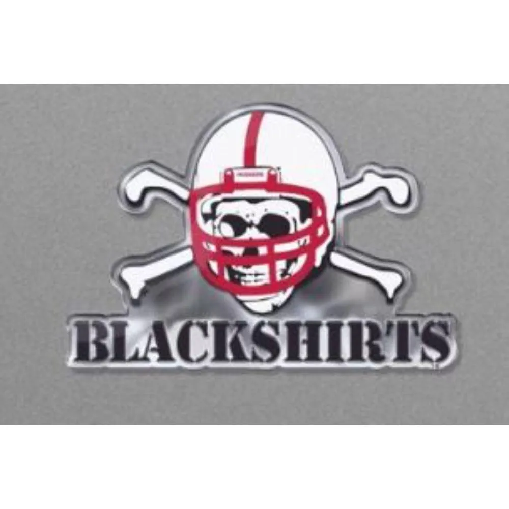 Nebraska Embossed Blackshirt Emblem