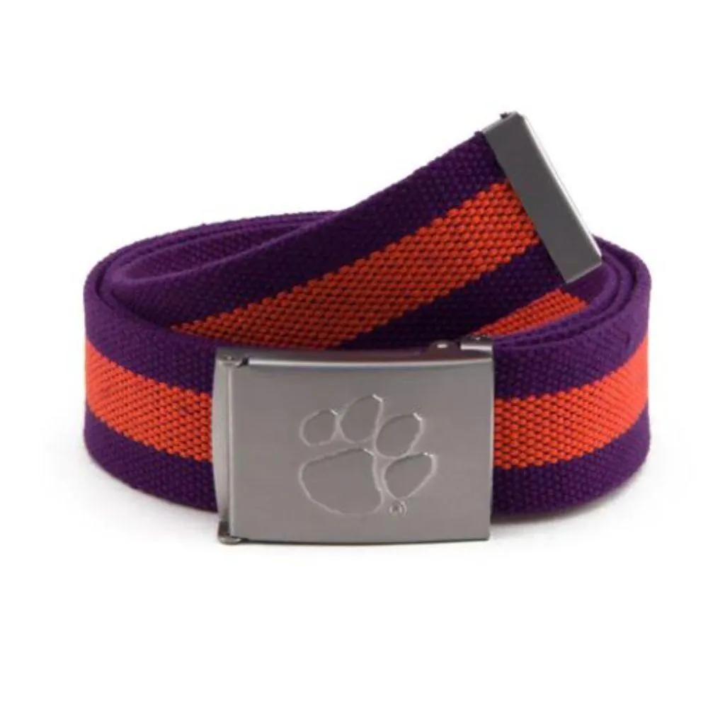 Clemson Eagles Wings Fabric Belt