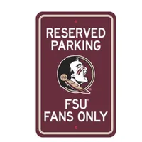  Fsu | Florida State 18  X 11.5  Reserved Parking Sign | Alumni Hall