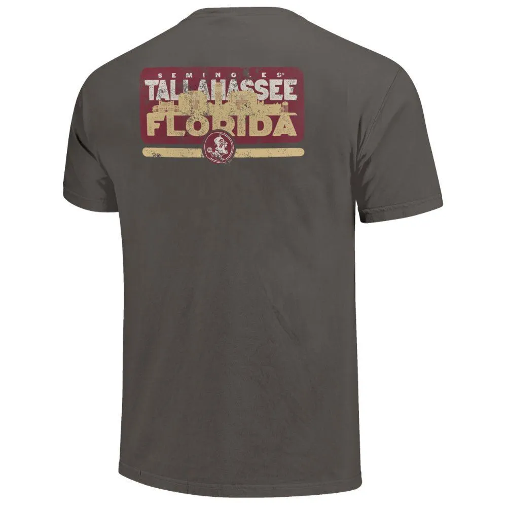 Fsu | Florida State City Skyline Comfort Colors Short Sleeve Tee Alumni Hall