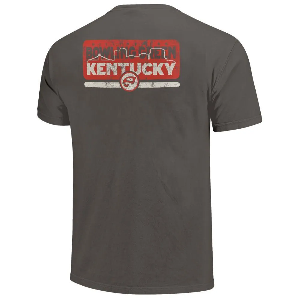 Wku | Western Kentucky State City Skyline Comfort Colors Short Sleeve Tee Alumni Hall