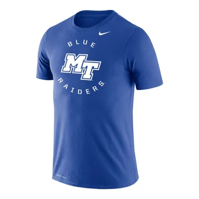 Mtsu | Nike Drifit Legend Circle Logo Short Sleeve Tee Alumni Hall