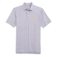 LSU Southern Tide Driver Space Dye Performance Polo