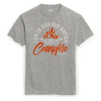 League Athens Life is Better by the Campfire Short Sleeve Tee