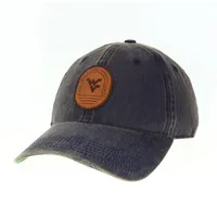  Wvu | West Virginia Legacy Leather Patch Adjustable Hat | Alumni Hall