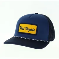  Wvu | West Virginia Legacy Rope Trucker Hat | Alumni Hall