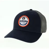  Aub | Auburn Legacy Lo- Pro Embroidered Patch Trucker Hat | Alumni Hall