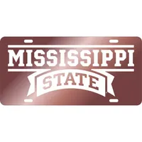 Mississippi State Reflective Wordmark License Plate