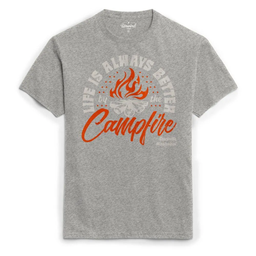 League Starkville Life is Better by the Campfire Short Sleeve Tee