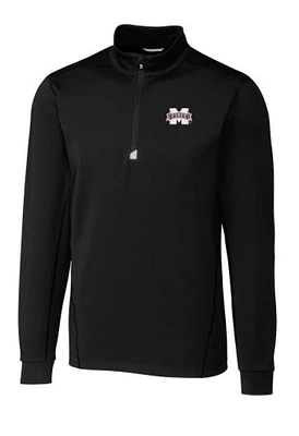 Mississippi State Cutter & Buck Big Tall Traverse Half Zip Pullover